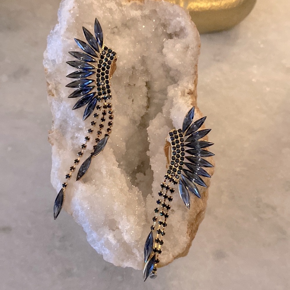 Beautiful Blue Drop Earrings
